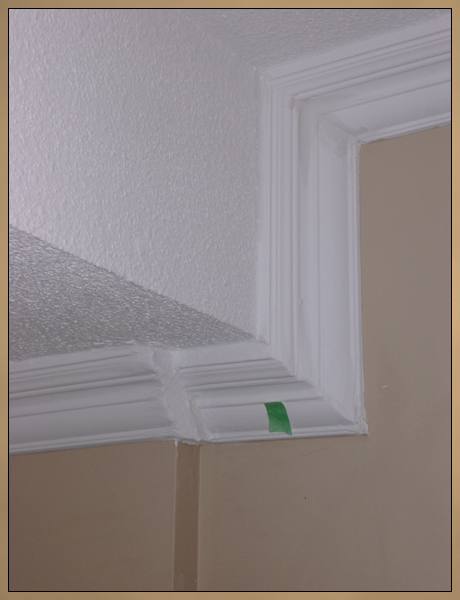 Botched Crown Moulding Before Photo