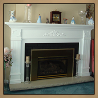 Fireplace Mantel After Image