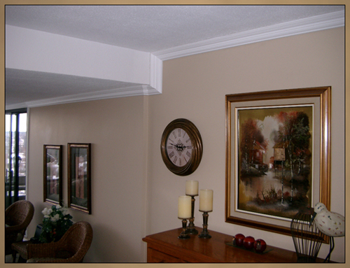 Replaced Crown Moulding After Photo
