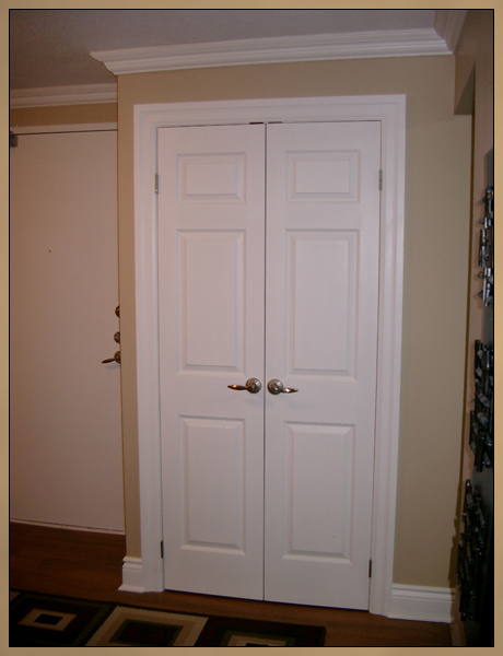 After Crown Moulding and New Closet Doors Photo
