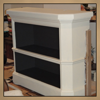 Fireplace Side Cabinet Before Image