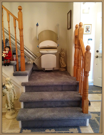 Photo of stairs after custom modification